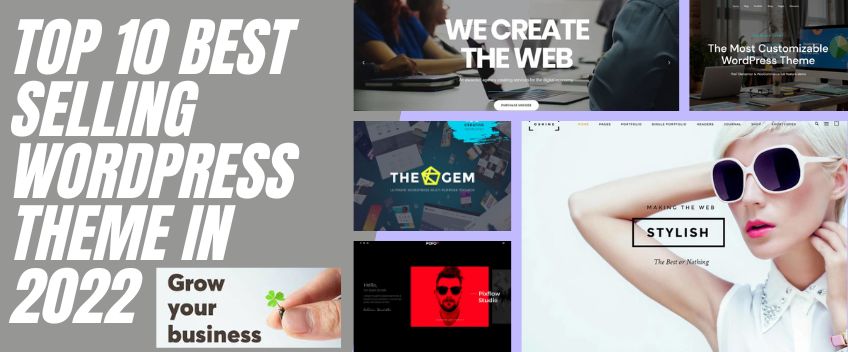 Top 10 best selling WordPress Theme in 2022