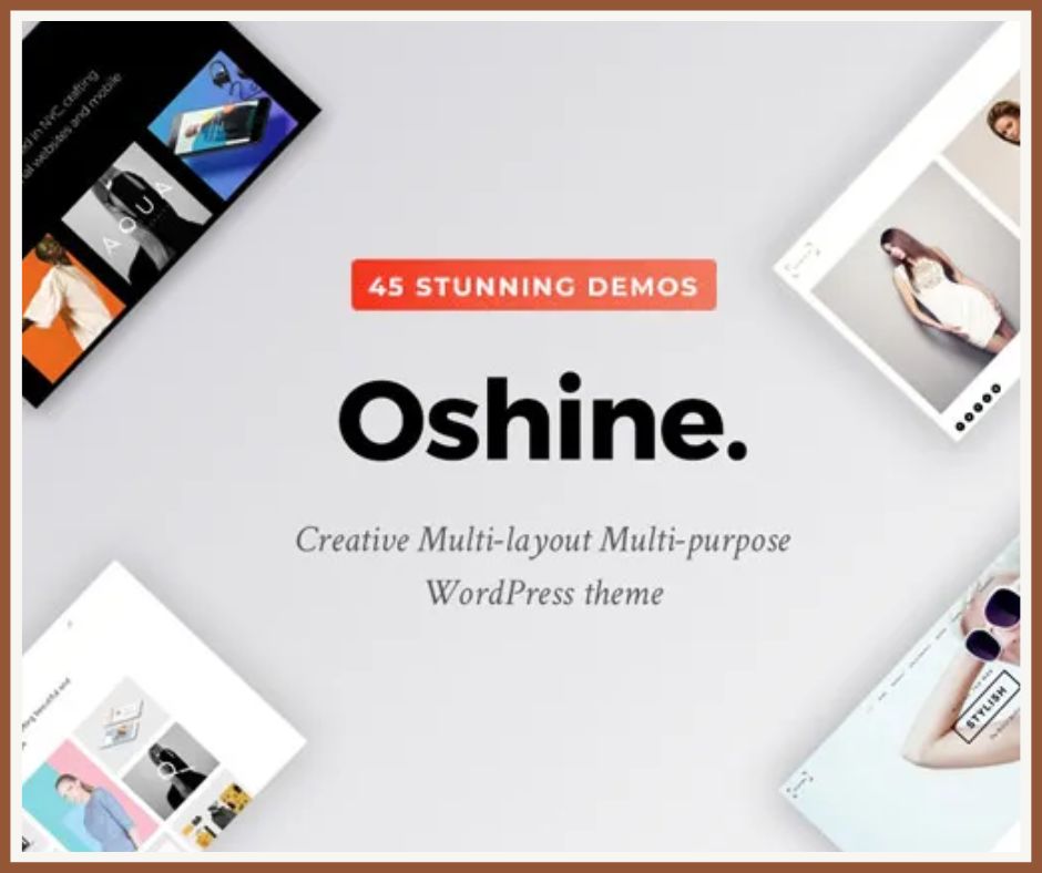 Oshine, good selling WordPress Theme in 2022