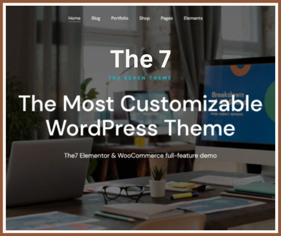 The 7, Top 10 best selling WordPress Theme 