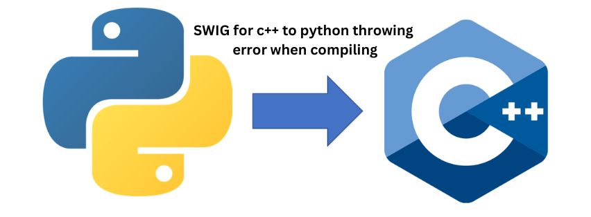 SWIG for c++ to python throwing error when compiling